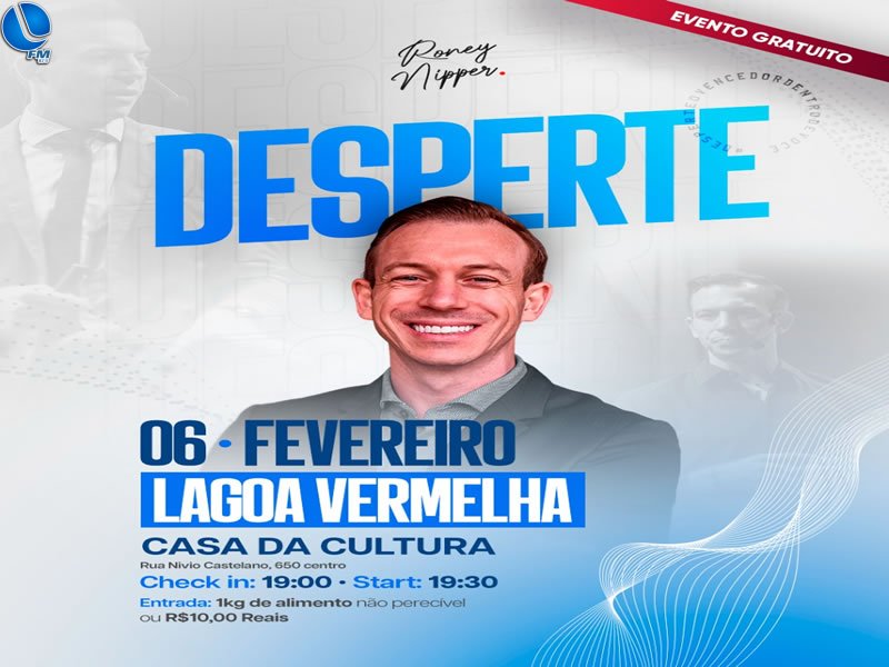 Treinamento com Roney Nipper acontece hoje na Casa da Cultura