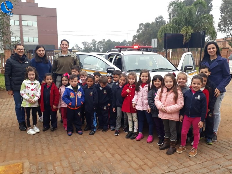 Brigada Militar e EMEI Sol Nascente realizam atividade do Dia do Soldado