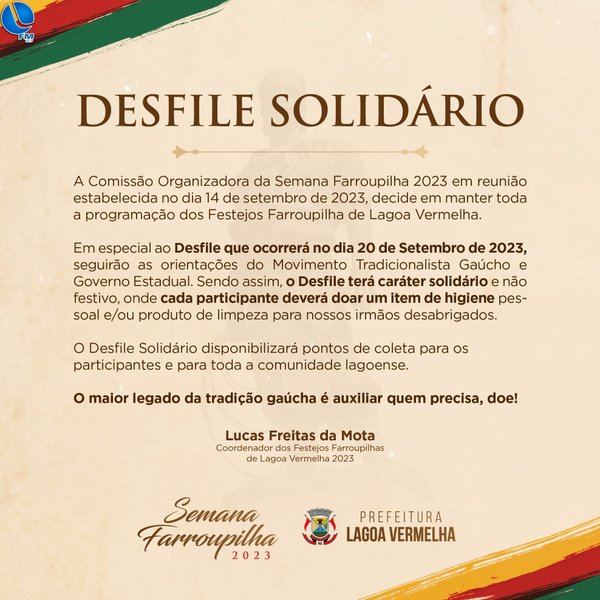 Desfile Solidário