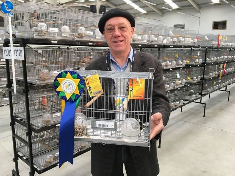 Criador de Lagoa Vermelha vence no Campeonato Brasileiro de Ornitologia Amadora em São Paulo