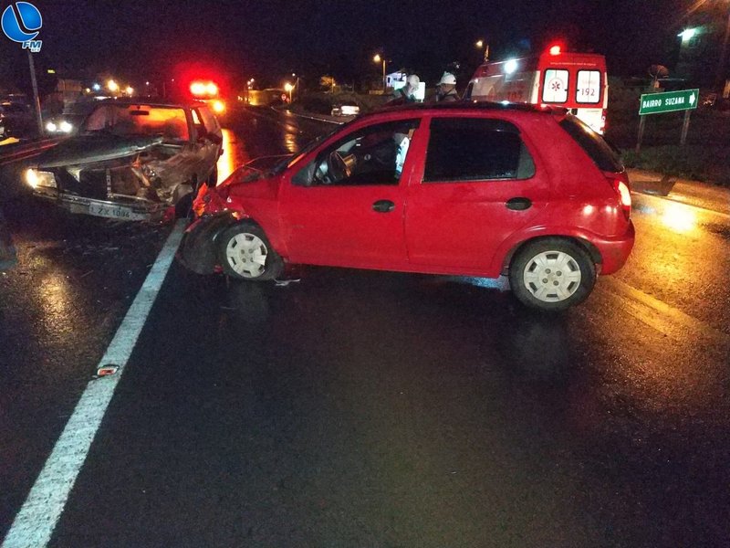 Colisão na BR 285 deixa 02 pessoas feridas