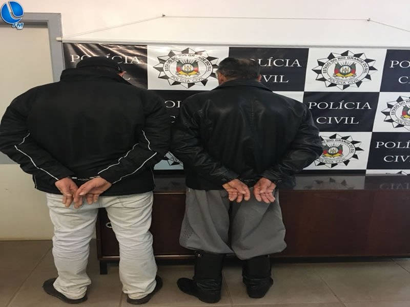 Polícia Civil prende duas pessoas pelos crimes de roubo e abuso sexual