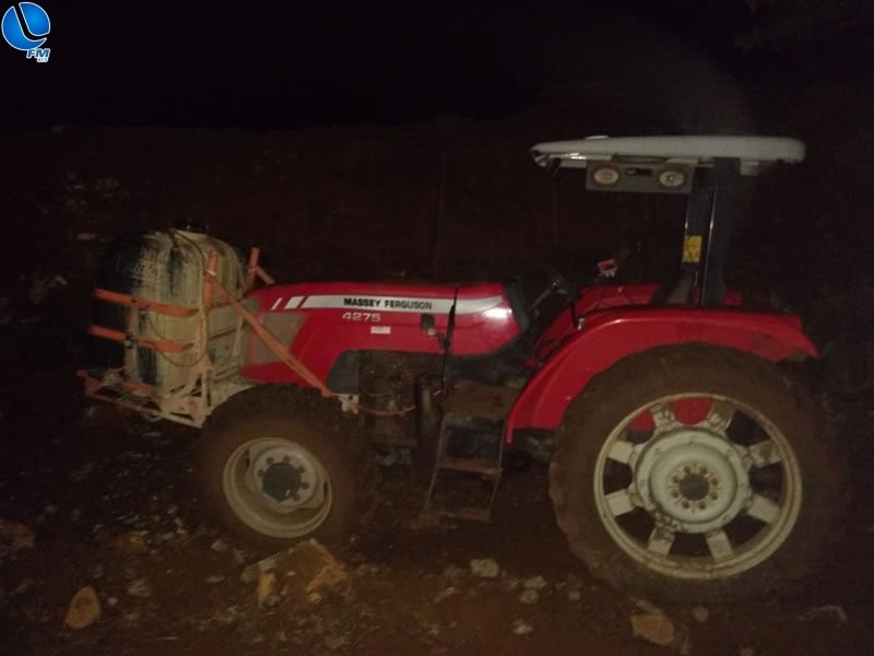 Brigada Militar de Vacaria prende três suspeitos por furto de trator agrícola