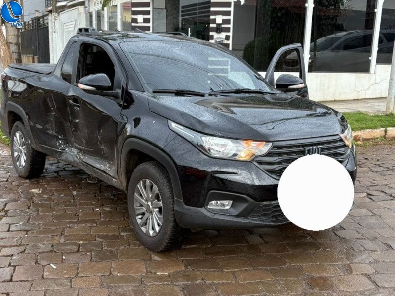 Acidente de trânsito deixa homem ferido no Bairro Colina da Lagoa, em Lagoa Vermelha