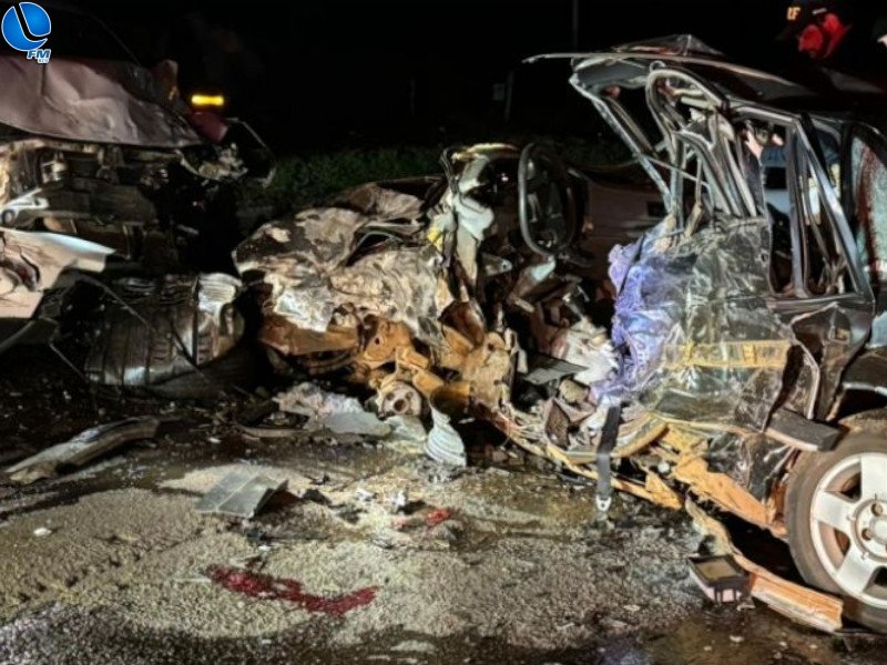 Três pessoas morrem em acidente na BR 285, em Lagoa Vermelha