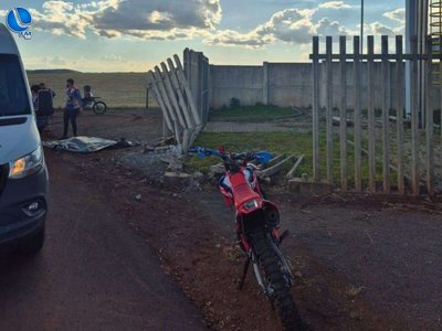Motociclista morre após acidente em Água Santa
