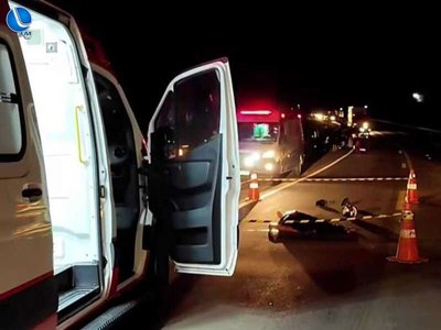 Motociclista morre em grave acidente na BR-285 entre Passo Fundo e Mato Castelhano