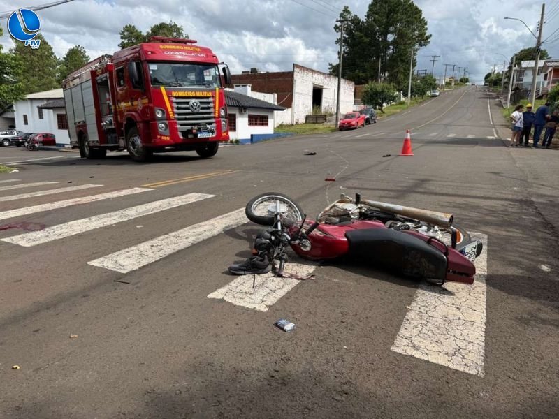 Motociclista de 39 anos morre após colisão no centro de Getúlio Vargas