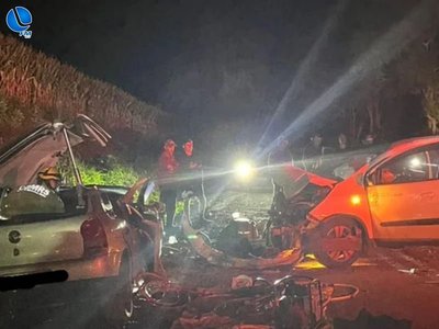 Acidente entre dois carros deixa cinco feridos no interior de Nonoai