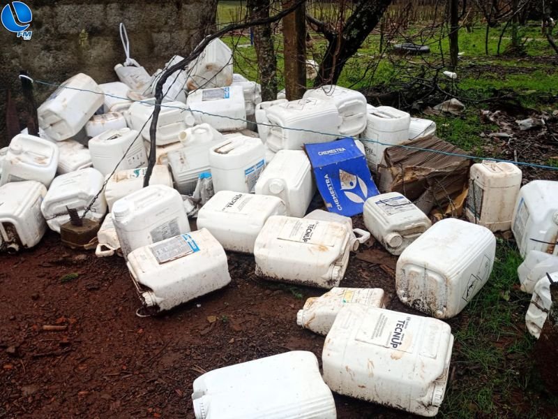 Brigada Militar flagra descarte irregular de agrotóxicos em Lagoa Vermelha