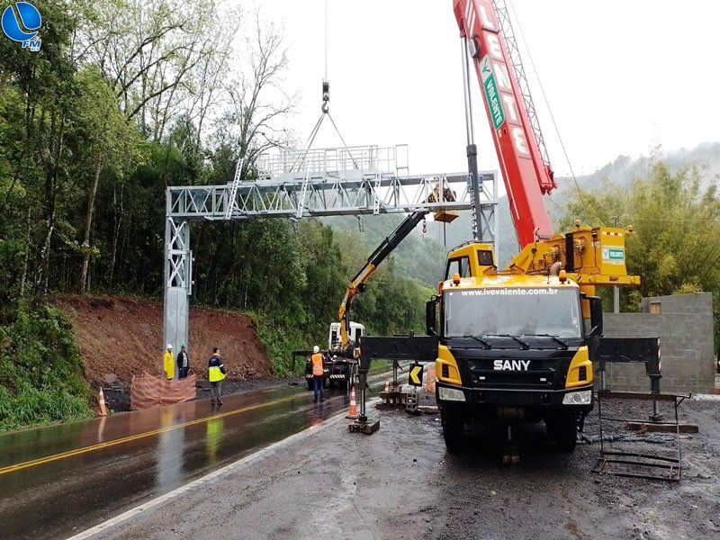 Novo sistema de pedágio automático, o chamado “free flow”deve iniciar em dezembro na ERS 122 em Antônio Prado