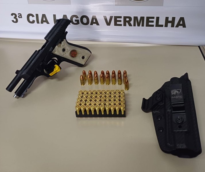 Brigada Militar registra porte ilegal de arma de fogo