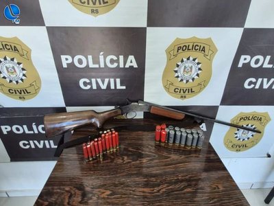 Polícia Civil prende homem por posse irregular de arma de fogo no interior de Muliterno