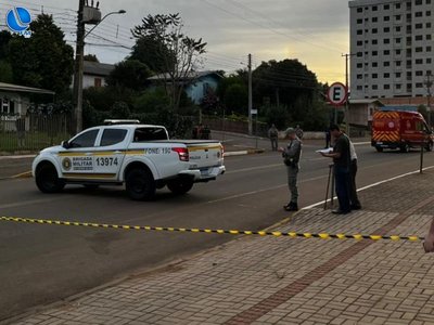 URGENTE: Atropelamento deixa vítima fatal em Lagoa Vermelha