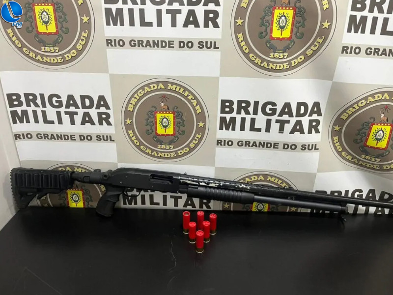 Brigada Militar prende homem com espingarda furtada em Passo Fundo