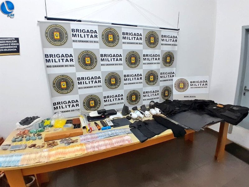 Brigada Militar realiza apreensão de menor por tráfico de entorpecentes em Bom Jesus