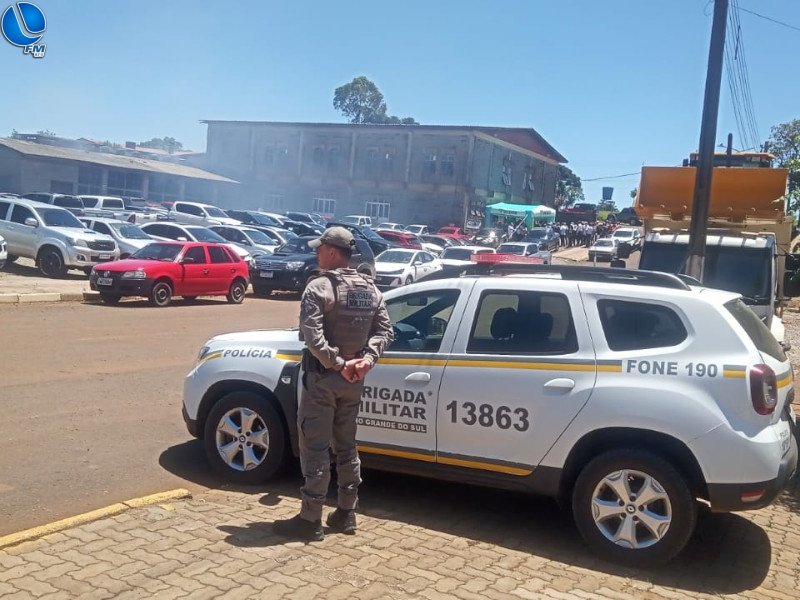 Brigada Militar garante segurança durante Feira de Ovinos em Capão Bonito do Sul