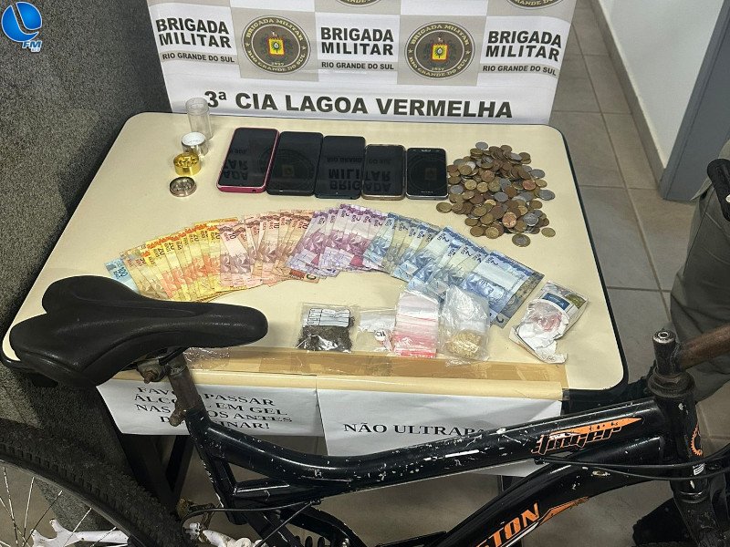 BM prende cinco pessoas, no bairro Rodrigues