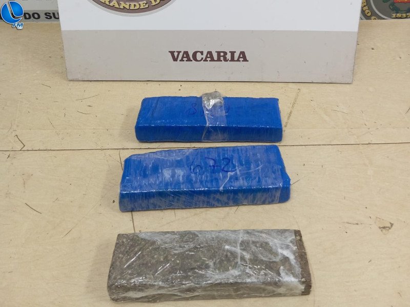BM prende homem por tráfico de entorpecentes em Vacaria