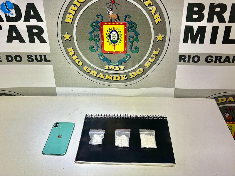 Brigada Militar prende homem com entorpecente em Guaporé