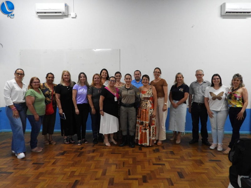 Ciclo de palestras é realizado pela Brigada Militar, em Vacaria