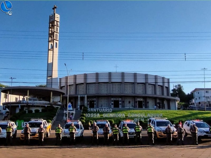 Brigada Militar garante segurança na 72ª Romaria de Ibiaçá