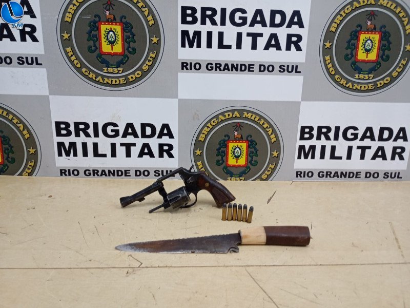 BM prende homem por porte ilegal de arma em Monte Alegre dos Campos