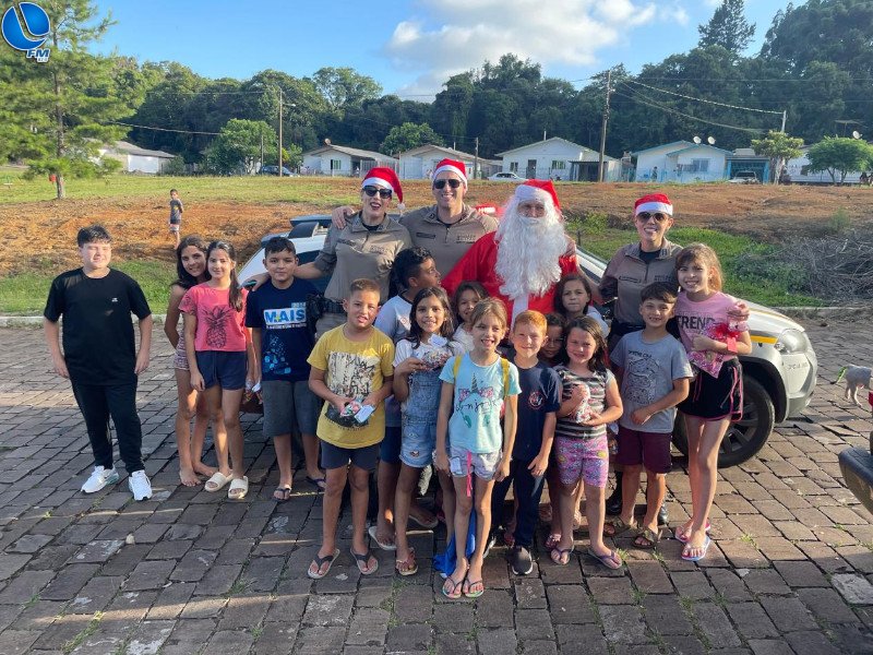 Brigada Militar realiza ação social natalina em Nova Prata