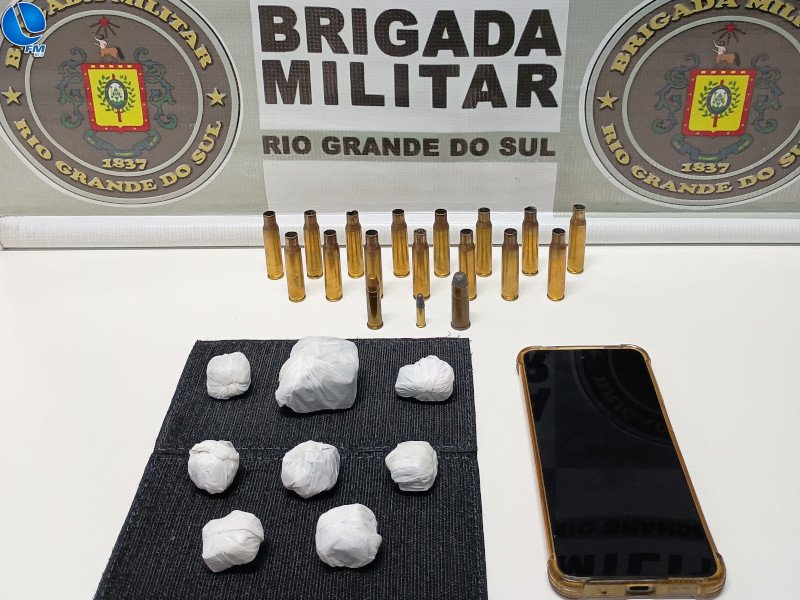 Homem é preso por tráfico pela Brigada Militar e Nova Prata