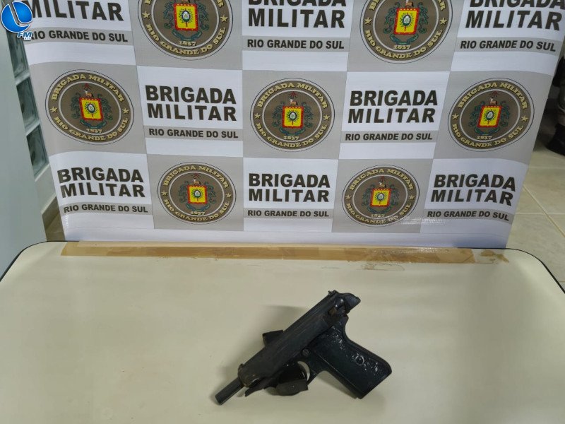 Prisão por porte de arma, em Lagoa Vermelha, é registrada pela Brigada Militar