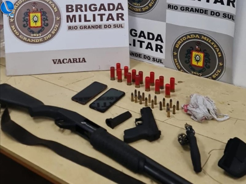 Brigada Militar prende um homem e uma mulher em Campestre da Serra