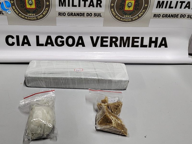 BM prende homem por tráfico de drogas em Lagoa Vermelha