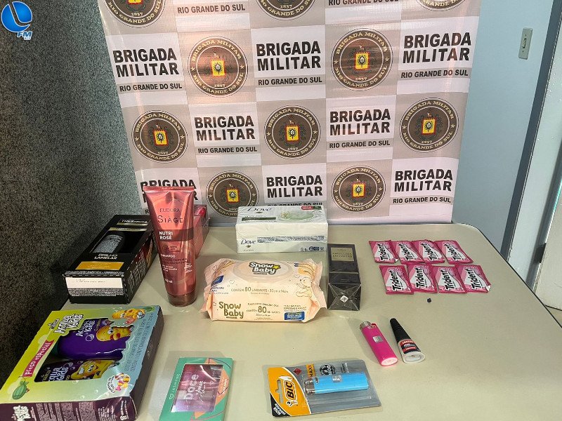 Mulher é presa e Brigada Militar recupera objetos de furto em Lagoa Vermelha