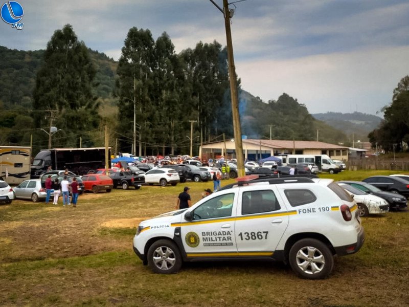 Brigada Militar atua durante evento em São José do Ouro