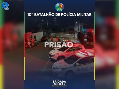 Brigada Militar prende suspeito por tentativa de roubo em Vacaria