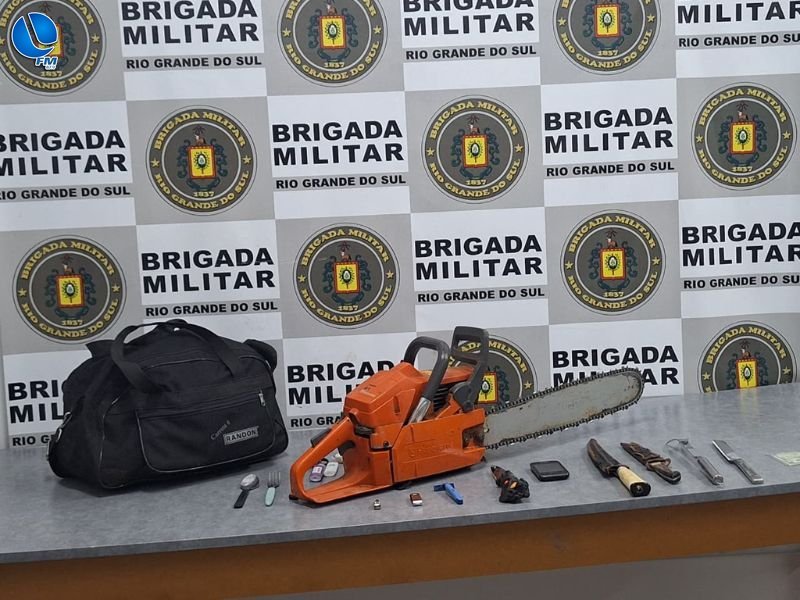 Brigada Militar prende homem em flagrante por furto qualificado em Campestre da Serra