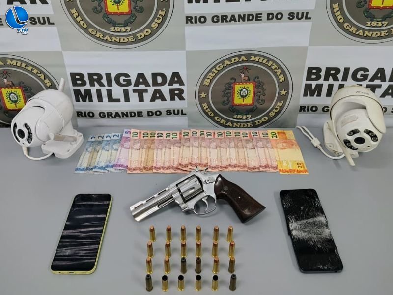 Homem é preso após trocar tiros com a Brigada Militar em Caseiros
