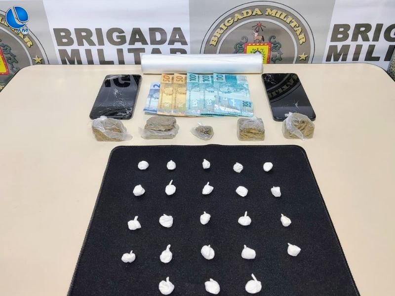 Homem é preso por tráfico de drogas em Caseiros