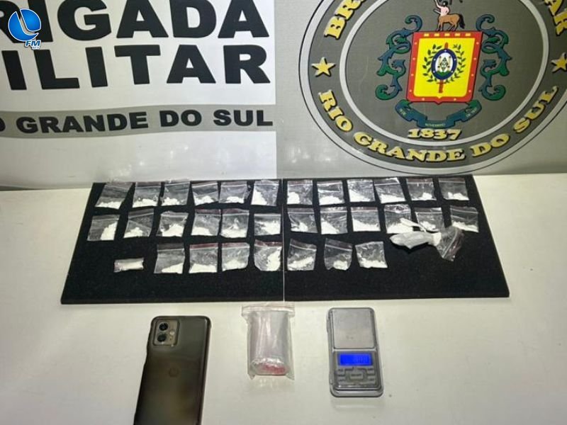 Mulher é presa com cocaína durante operação em Guaporé