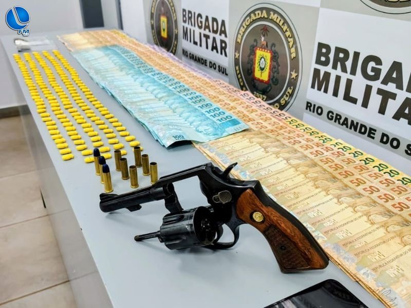 Brigada Militar prende homem por tráfico e posse de arma em Nova Prata