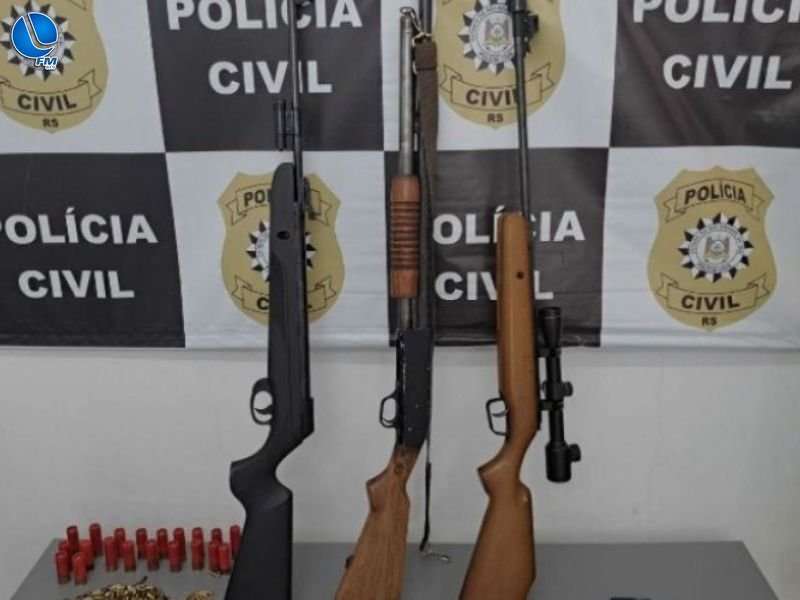 Homem é preso em flagrante por posse irregular de arma de fogo em São José do Ouro