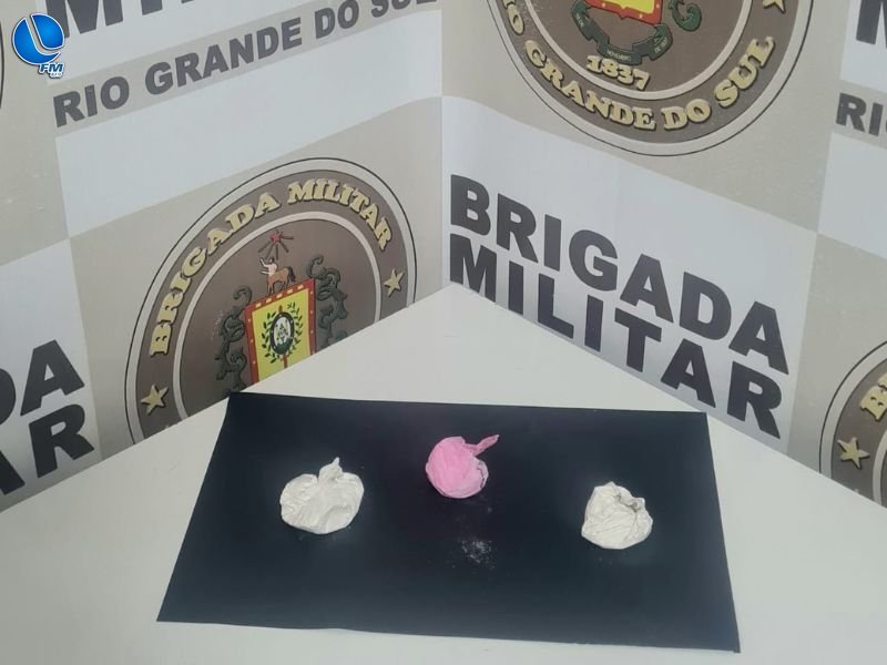 Brigada Militar detém jovem com cocaína em Serafina Correia