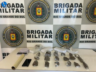 Brigada Militar desarticula "tele-entrega" de drogas em Serafina Corrêa