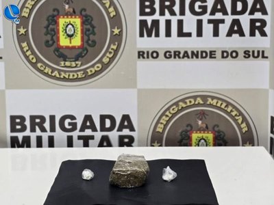 Mulher é presa por tráfico de drogas em apartamento na área central de Serafina Corrêa