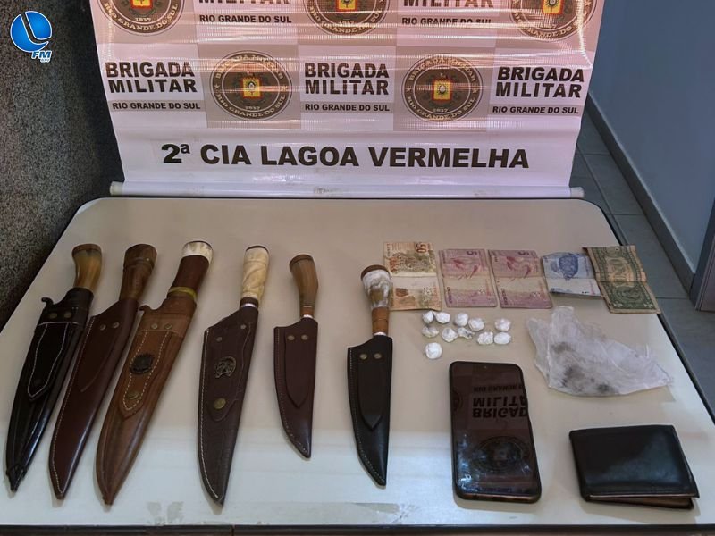 Brigada Militar prende homem por tráfico em Lagoa Vermelha