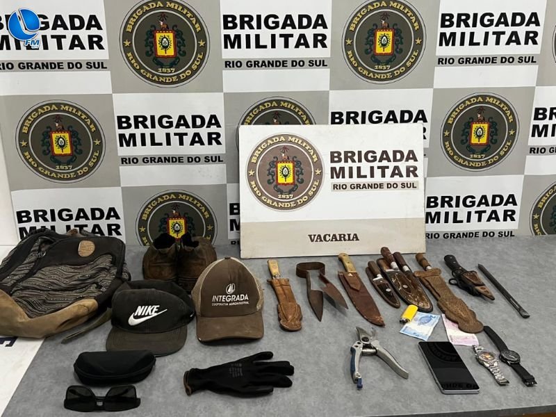 Brigada Militar captura dupla após assalto a propriedade rural em Muitos Capões