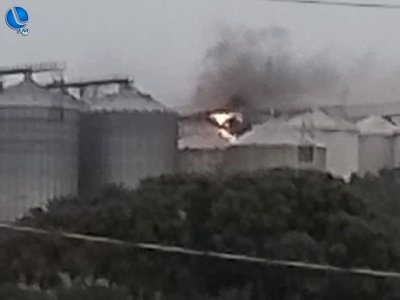 Incêndio em silo de Sananduva mobiliza Bombeiros da região