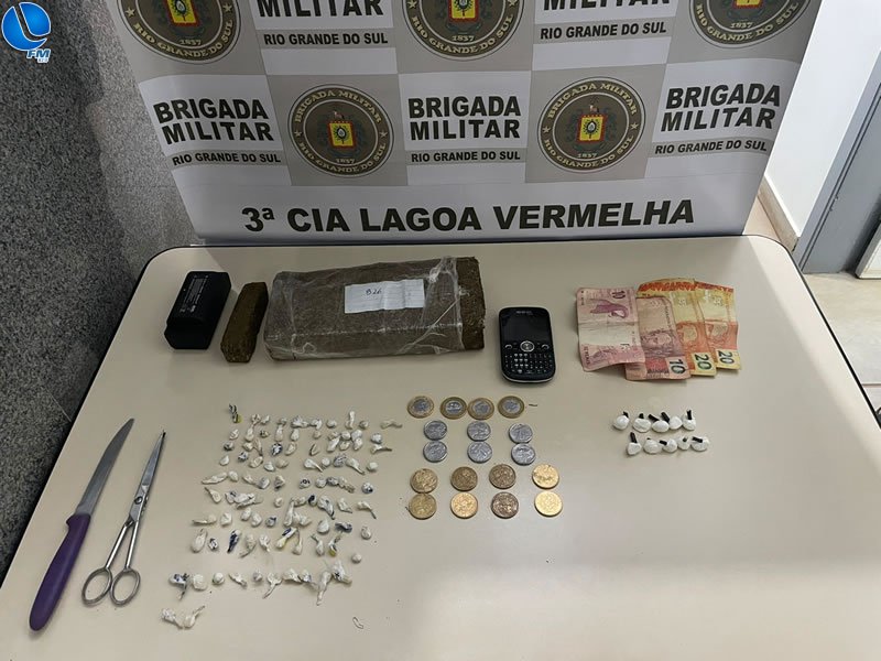 Traficante é preso com grande quantidade de entorpecentes no Bairro São Cristóvão