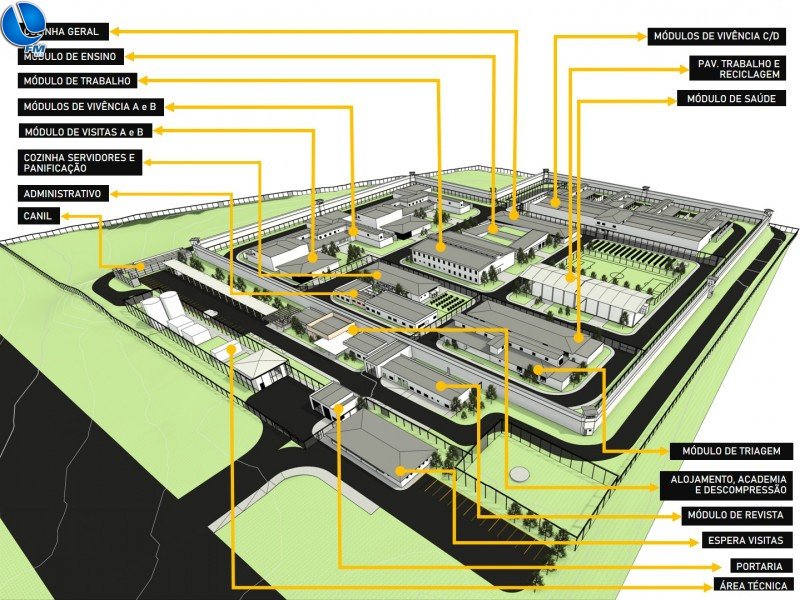 Cadeia Pública de Passo Fundo deve estar construída até o final de 2026