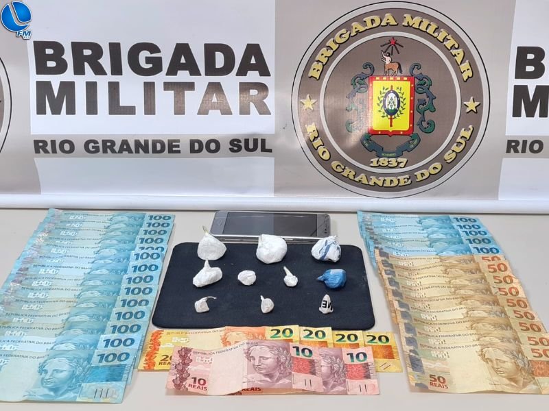 Casal de paraguaios é preso por tráfico de drogas em Serafina Corrêa durante operação da Brigada Militar